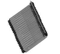 HEMOTON Cache D'emplacement Pci Structure en Maille 20pcs en Métal Noir Protection la Poussière, Facile à Installer et Retirer pour Boîtier Ordinateur ATX Matx