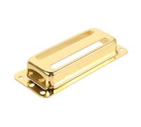 HEMOTON Cache Micro Humbucker Mini à Deux Fentes, Métal Or pour Guitare | Finition Chromée Scellée, Style Vintage, Montage Diy, Pièce de Remplacement pour Assemblage et Entretien