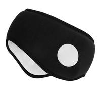 HEMOTON Cache-oreilles Insonorisés - Bandeau Cache-oreilles pour Dormir et Adultes - Bouchons d'Oreilles 5% Élasthanne, Mèche Réglable, Noir, 60.00x10.00x0.50CM