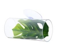 HEMOTON Cachette pour Poissons Betta Tunnel D'observation pour Poissons Betta Design Multifonction en Acrylique Aquarium et Poisson-Ange