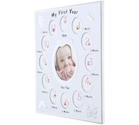 HEMOTON Cadre Photo Garçon Fille Mois Cadre Photo pour Première Année Garçon Fille de Suivi de Croissance
