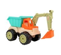 HEMOTON Camion Excavateur de Chantier à Inertie, Plastique Solide, Couleur Aléatoire, Modèle Miniature, Véhicule de Construction pour Garçon et Filles, Amusant de Plage