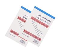 HEMOTON Carnet de Factures Gestion des Commandes et Suivi des Reçus 2pcs pour Petites Entreprises en Papier Conception Multi-colonnes pour Restaurants et Commerces pour Restaurants et
