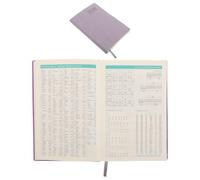 HEMOTON Carnet de Planification Quotidienne 2026 en Simili Cuir Lavande Organisation Précise des Dates et Écriture Fluide, pour Enseignants et Étudiants