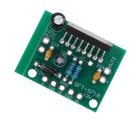 HEMOTON Carte d'Amplification Stéréo Tda7297 15W 15W 12V DC Circuit Imprimé d'Amplificateur de Puissance Compact Module d'Amplification Audio Stéréo pour Kit de Soudure DIY