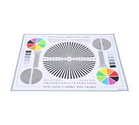 HEMOTON Carte de Calibration pour Objectifs de Caméra de Surveillance, Papier Motif Intuitif et Image Claire pour Tests de Mise au Point en Intérieur et Projets Longue Durée