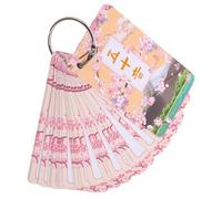 HEMOTON Cartes de Syllabaire Hiragana et Katakana 50 Sons Réutilisables Format Portable Mise en Page Intuitive Adaptées à L'Auto-Apprentissage Garçon et Filles