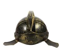 HEMOTON Casque de Soldat Romain Doré pour Homme Casque Gladiateur Antique Vintage Costume Médiéval pour Cosplay et Fêtes à Thème Léger et Confortable avec Détails Soignés
