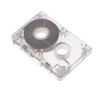 HEMOTON Cassette Audio Vierge 60 Mini en Plastique Rigide, Accessoire Artisanal DIY pour Enregistrement, Décoration Murale Vintage, Usage Créatif Et Fêtes, Couleur Transparente