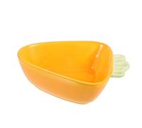 HEMOTON Céramique de Carotte pour Petits Animaux Antidérapante pour Hamster Écureuil et Chinchilla Accessoire et Durable pour Alimentation Saine