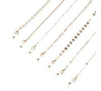 HEMOTON Chaîne De Lunettes Élégante Avec Clips Pour Masque Et Lunettes Lanière Longue De 27.6 Pouces Pour Femmes Accessoire Pratique Et Décoratif