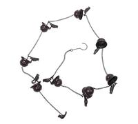 HEMOTON Chaîne de Pluie Décorative avec Cloche Oiseau Accessoire de Jardin pour Gouttières Installation Facile et Résistante Aux Intempéries