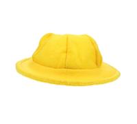 HEMOTON Chapeau De Lapin pour Petits Animaux Jaune, Mini Couvre-tête en Tissu Solide, Taille Unique, Accessoire De Fête Et Costume pour Animaux De Compagnie
