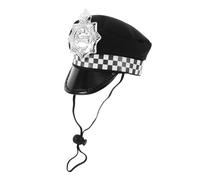 HEMOTON Chapeau de Police pour Chien et Chat Réglable Costume Animalier pour et Performances Accessoire Confortable pour Événements à Thème