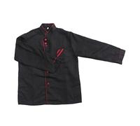 HEMOTON Chemise de Chef Unisexe Manches Longues pour Boulangerie Hôtel Restaurant Traiteur Vêtements Cuisine Taille L Résistante à l'huile Facile à Laver Fournitures Cuisine Homme Femme