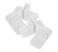 HEMOTON Clip de Fixation en Plastique Blanc pour Séparateur de Tiroir Cuisine, Lot de 4 Pièces, Maintien Sécurisé et Usage Polyvalent pour Organiser Tiroirs et Accessoires