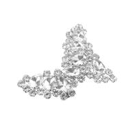 HEMOTON Clips de Chaussures Décoratifs et Perles Amovibles pour Talons Hauts Accessoires de Mariage Faits Main