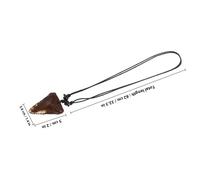 HEMOTON Collier Homme Stylé avec Pendentif Dent de Requin Résine Tressée Léger et Confortable pour Port Quotidien Accessoire pour Garçons et Hommes