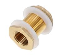 HEMOTON Connecteur de Réservoir Laiton pour Citerne Aquarium Seau Raccords Robustes Durables Installation Facile Adapté à Divers Tuyaux Systèmes Arrosage