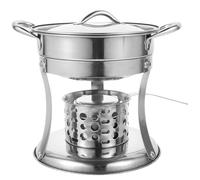 HEMOTON Conteneur De Hotpot Acier Inoxydable Réchaud à Soupe Pratique Pour Cuisines Pour Repas Et Chaleureuses