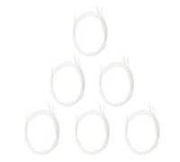 HEMOTON Cordes en Nylon Blanches pour Ukulélé 21/23/26 Pouces, 5 Jeux, Réponse Rapide et Son Clair, Accessoires pour Réparation D'ukulélé