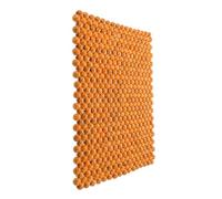 HEMOTON Coussin de Siège Auto Perles de Bois Naturel Ventilé et Massant Support Ergonomique pour Voiture Camion et Bureau Housse Respirante et Confortable pour Quatre Saisons Beige