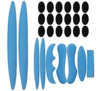 HEMOTON Coussinet de Casque de Rechange, Kit de Mousse Bleue Haute Densité | Removable Liner, Différents Formats de Pads, Ajustement Diy, pour Casque Intégral et Moto