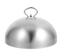 HEMOTON Couvercle à steak/burger/teppanyaki en acier inoxydable Couvercle anti-éclaboussures d’huile Convient pour aliments et plateau à fromage 20 cm