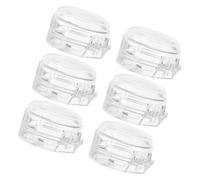 HEMOTON Couvre-boutons de Cuisinière Facile à Installer 6 Pièces Universels Protection Sécurité en Plastique pour Garçon et Filles pour Boutons de Four et Poêle Cuisine