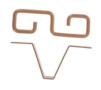 HEMOTON Crochet de Chaîne de Pluie V Adaptateur pour Gouttières Installation en V pour Drainage Amélioré Clip Métallique Gestion Optimisée de l'eau