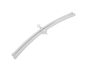 HEMOTON croix de cloche de lit décoration bébé d'éveil croix mobile bébé suspendu aquarium pour bébé pour berceau Cloche suspendue pour lit bébé Plastique blanche