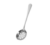 HEMOTON Cuillère de Service Inox en Acier Inoxydable, Cuillère Fendue Compacte, Facile à Nettoyer Ranger, pour Desserts et Apéritifs Cuisine