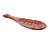 HEMOTON Cuillère en Bois à Riz Forme Poisson Design Ergonomique Multifonctionnelle pour Table à Manger et Restaurants, Ustensile Cuisine Unique et Créatif
