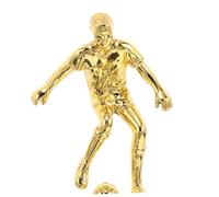 HEMOTON de Football Plastique Doré pour Garçon Fille et Adultes Récompense Scolaire et Dentreprise pour Compétitions et Reconnaissance des Performances Réutilisable