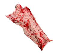 HEMOTON Décor Mort-Vivant Lumineux avec Tissu Sanglant Activé Son, Décoration d'halloween Effrayante pour Jardin et Fête, Design Réaliste Portable en Tissu et Plastique
