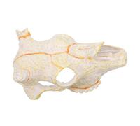 HEMOTON Décor Terrarium Grotte Reptile Résine Buffle Abri Cachette pour Aquarium et Tortue