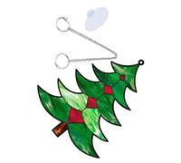 HEMOTON Décorations De Noël Suspendues Suspensions Sapin De Noël Artificielles pour Fenêtres Et Murs Pendentifs Décoratifs De Fête