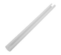 HEMOTON Diffuseur Tube LED à Clipser T5 T8 en Plastique Blanc | Anti-éblouissement, Finition Blanche Élégante, Intérieur 46mm, Épaisseur 0,9mm, pour Éclairage Résidentiel