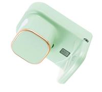 HEMOTON Distributeur de Dentifrice Mural Automatique Vert Capteur Presse-Tube Électrique sans Perçage Support Pratique pour Salle de Bain Extrudeuse Solide et Compacte pour Usage