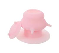 HEMOTON Distributeur de Lait pour Petits Animaux avec Plusieurs Tétines en Silicone, Gamelle à Lait Rose pour Chatons et Chiots -nés, Poste d'alimentation Hygiénique pour Usage Domestique