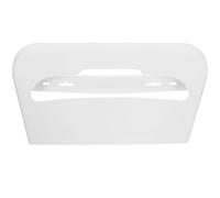 HEMOTON Distributeur mural pour couvre-sièges de toilettes en plastique blanc design minimaliste volume important facile à monter pour salle de bain