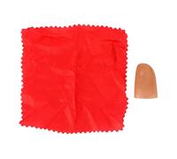 HEMOTON Doigt Faux Pouce Souple avec Écharpe Soie pour Illusions Accessoire de Scène Réaliste et Réutilisable pour Tours de Disparition et Apparition