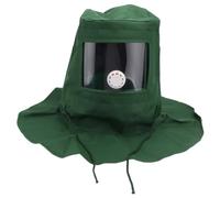 HEMOTON écran Facial Protecteur Cagoule sablage intégral poussière matières dangereuses Sable dynamitage Chapeau ponçage Peinture en aérosol Couvrir Machine de sablage abrasif