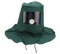 HEMOTON écran Facial Protecteur Cagoule sablage intégral poussière matières dangereuses Sable dynamitage Chapeau ponçage Peinture en aérosol Couvrir Machine de sablage abrasif