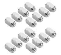 HEMOTON Écrous de moyeu d’essieu arrière 16 pièces M10x1,25 en Acier Inoxydable, compatibles Jantes 10/12/14 Pouces, Accessoires pour réparation de Quad et remorque de Bateau