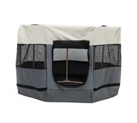 HEMOTON Enclos Octogonal pour Animaux De Compagnie Parc Portable pour Chiens Maisonnette Résistante Aux Morsures Aire De Jeux Anti-Fugue pour Animaux De Compagnie Parc De Jeu De Sécurité