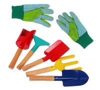 HEMOTON Ensemble De 3 Outils De Jardinage pour Enfants Outils De Jardinage Outils À Main De Jardinage Fourche À Creuser Truelle À Main De Jardinage Truelles À Main De Jardin Outils