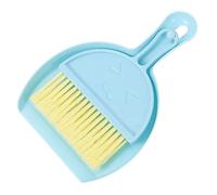 HEMOTON Ensemble De Balai pour Litière De Cochon d'Inde Mini Brosse De Nettoyage pour Cage Kit De Nettoyage en Bleu Pratique pour Petits Animaux Fournitures pour Hamster Et Cochon d'Inde