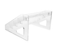 HEMOTON Étagère Acrylique Transparente pour Figurines Présentoir à Plusieurs Niveaux pour Collection Support Affichage pour Table