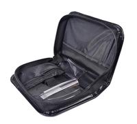 HEMOTON Étui de transport en PU noir avec protection anti-chocs pour appareil de glycémie, idéal pour usage domestique et déplacement